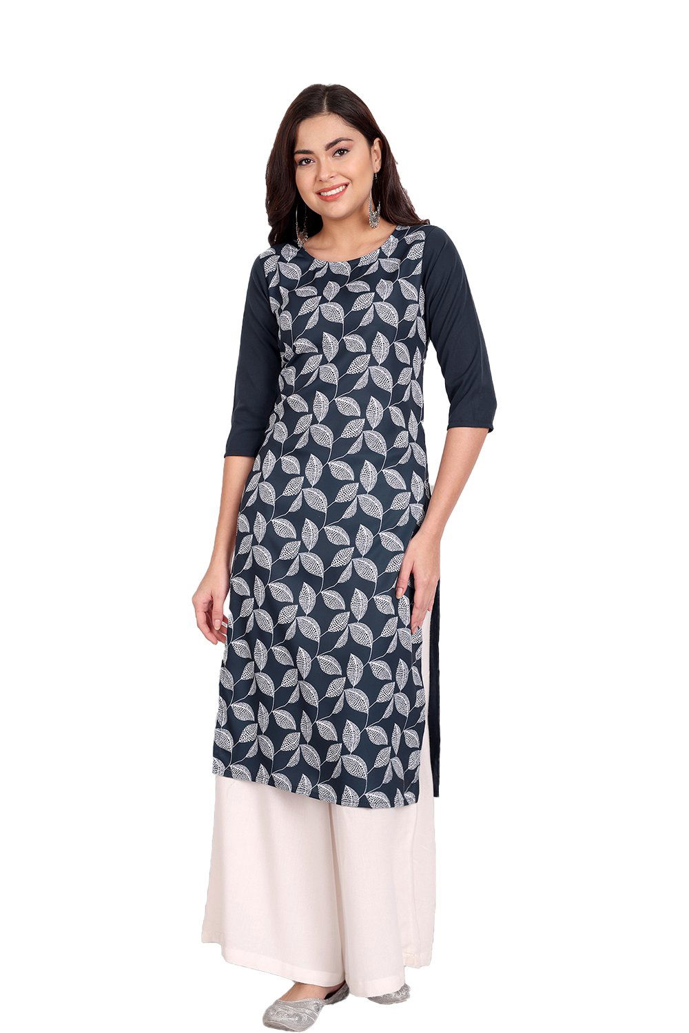 Crape Kurti 1 Regular Wear Crape Wholesale Printed Kurtis
